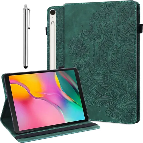 Vista 10 de ALILANG Funda para Samsung Galaxy Tab S10 Lite/S10 FE/S9 FE 10.9 pulgadas/Tab S9 11 pulgadas con lápiz capacitivo, múltiples ángulos de visión