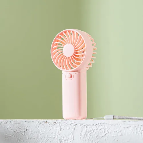 Vista 7 de Ventilador con pilas AAA, pequeños ventiladores portátiles alimentados por batería con 1 velocidades, ventilador personal silencioso de 5 pulgadas