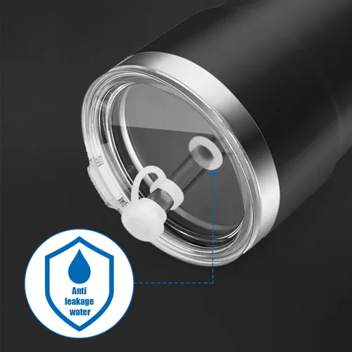 Vista 6 de 8 tapones de silicona a prueba de derrames compatibles con copas de popote YETI de 16/20/24/25/26/35 onzas, con tapón de silicona antifugas, tapas