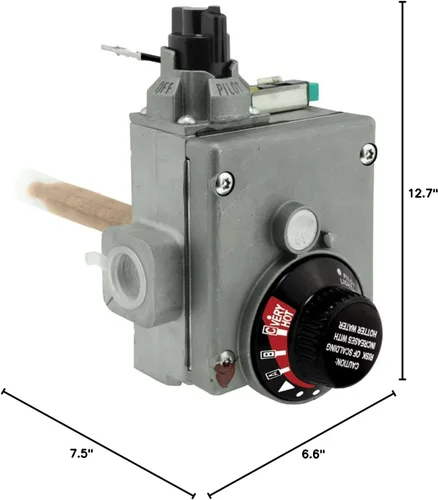 Vista 5 de Rheem AP14270G Termostato de Control de Gas, Gas Natural, Gris, 12.7X7.5X6.6 pulgadas Válvula de repuesto OEM ProTech, control de temperatura