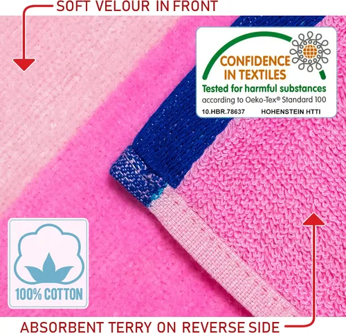 Vista 14 de Softerry - Toalla de playa extrasuave de 30 x 60 pulgadas, toalla absorbente estilo cabaña a rayas, estilo piscina y resort, 100% algodón