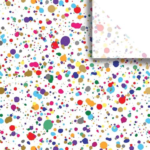 Vista 40 de Jillson Roberts Pañuelo de regalo impreso desplegado de 20 x 30 pulgadas, elefantes bebés (240 hojas)