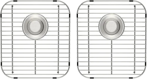 Vista 8 de Rejilla de fregadero y protectores de fregadero para fregadero de cocina, estante de fregadero para parte inferior del fregadero, rejilla
