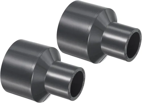 Vista 17 de PATIKIL UPVC Reductor de tubería de montaje de 1-1/2 "x 1" Socket Schedule 80, conector adaptador de acoplamiento recto, gris
