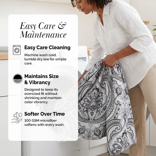 Vista 242 de Southshore Fine Living, Inc. Colección Winter Brush, juego de sábanas de 3 piezas para cama individual, sábana bajera con bolsillo profundo de 14