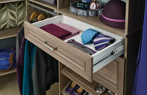 Vista 5 de Cubículo ClosetMaid SuiteSymphony de 25 x 6 pulgadas Gris natural