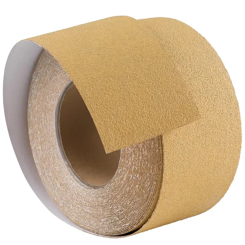 Vista 13 de PSA - Rollo de papel de lija de grano 40, 2-3/4 pulgadas x 20 yardas, papel de lija longboard autoadhesivo con respaldo adhesivo para carpintería
