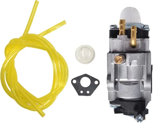 Vista 2 de Carburador 300486 Reemplazo para 2 ciclos 43cc Reemplazo para Powermate PCV43 Tiller Motor Parts con junta de reemplazo para Cultivator A201112
