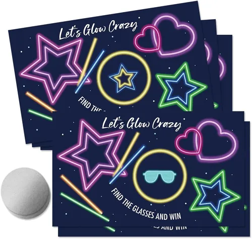 Vista 15 de 50 Psc Tarjetas de juego Casino para rascar, divertidas tarjetas de rascar de noche de casino para fiesta de apuestas, fiesta de cumpleaños, boletos