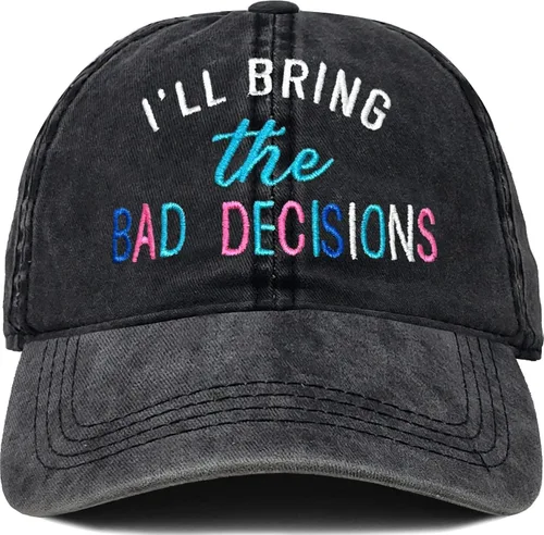 Vista 3 de Funky Junque Gorra de béisbol para mujer, despedida de soltera y viaje, para papá, talla única