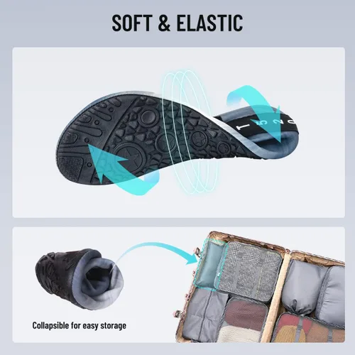 Vista 6 de Zapatos de agua, zapatos descalzos para hombre y mujer, para playa, piscina, secado rápido, para deportes acuáticos, yoga