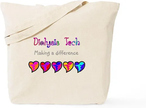 Vista 17 de CafePress Dialysisisabigpain - Bolsa de lona natural, bolsa de compras de tela, Caqui