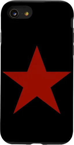 Vista 18 de Cyber Y2K Red Star On Black Front Retro Aesthetic Vintage Case for iPhone 16