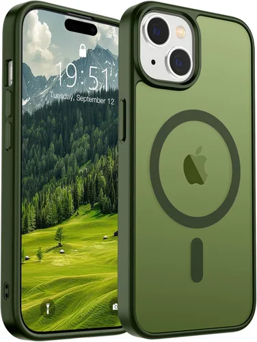 Vista 155 de SUPFINE Funda magnética para iPhone SE 2022 (3ª)/2020 (2ª), iPhone 8 (compatible con MagSafe) (protección contra caídas de grado militar), funda