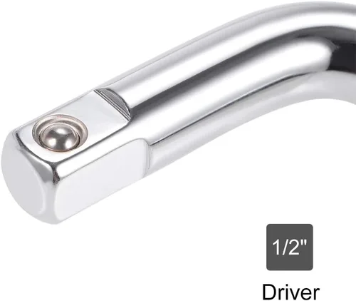 Vista 3 de uxcell Llave de barra de extensión en forma de L para disyuntor de enchufe de 1/2", CR-V