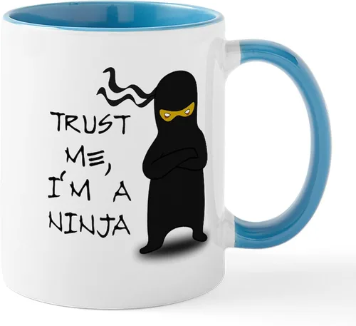 Vista 89 de CafePress Ascii - Taza de café de cerámica, taza de té, 11 onzas