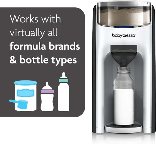 Vista 4 de Baby Brezza Nueva y Mejorada Máquina Dispensadora de Fórmula Formula Pro Advanced - Mezcla Automáticamente un Biberón de Fórmula Tibia al Instante