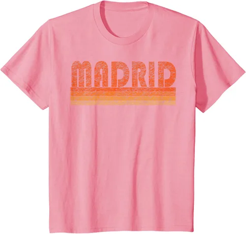 Vista 85 de clásico Retro Madrid playera, hombre 3XL, Asphalt Negro