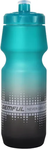 Vista 12 de GEMFUL Botella de agua para bicicleta de 24 onzas, paquete de 2 botellas de agua para ciclismo, sin BPA, con tapa a prueba de fugas, se adapta a