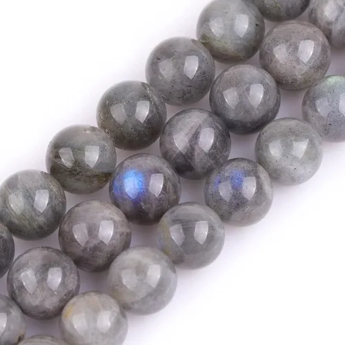 Vista 167 de GEM-Inside Cuentas Sueltas de Piedras Preciosas de Ágata Azul Bandeada Natural de 6mm Cuentas Redondas de Piedra de Energía para Hacer Joyas 15