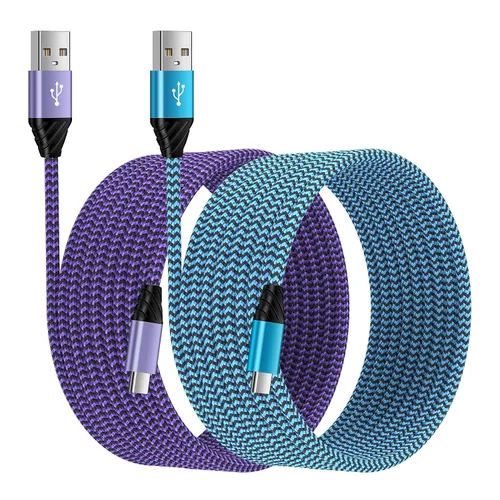 Vista 8 de Cable USB C tipo C para Android Auto, cable de transferencia de datos USB de carga rápida para Samsung Galaxy S25