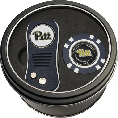 Vista 3 de Team Golf NCAA - Juego de regalo de lata unisex para adultos con herramienta Switchfix Divot y chip de golf