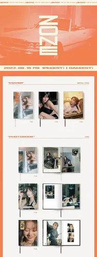 Vista 2 de JIHYO TWICE - ZONE (1er mini álbum) CD+Beneficio de preventa+Póster plegado (Y ver, 1 póster plegado)