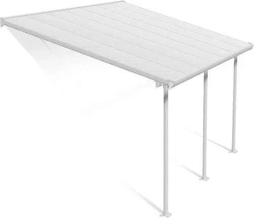 Vista 11 de Techo Palram Feria para patio y/o terraza, Amigable con el ambiente, Blanco