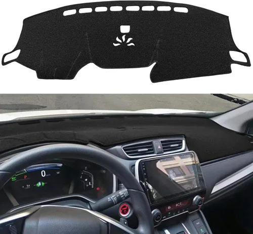 Vista 8 de YIZ Cubierta de salpicadero personalizada para Honda CRV 2007 2008 2009 2010 2011, cubierta de salpicadero, protector de alfombra