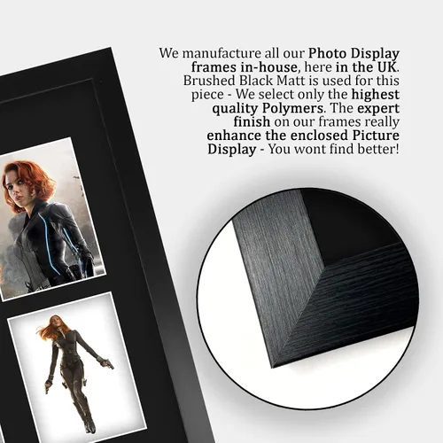 Vista 6 de HWC Trading Scarlett Johansson Black Widow Avengers - 16 x 12 pulgadas (A3) Impreso de regalos firmados con autógrafo para fanáticos de recuerdos