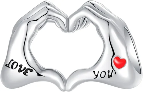 Vista 63 de Abalorios de plata de ley 925 con letras de la A ~ Z, para pulseras, collares, Día de San Valentín, Día de la Madre, joyería regalos para mujeres