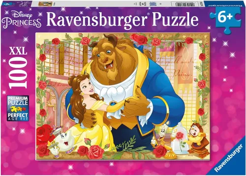 Vista 2 de Ravensburger Disney Princess: Belle & Beast - Rompecabezas (100 piezas)