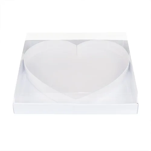 Vista 43 de WENPACK 2025 - Caja de regalo de cartón con forma de tapa transparente (negro, tapa graduada)