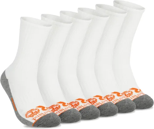 Vista 6 de Timberland PRO Mens Sorbtek Moisture Control Mens Socks, Arch Support, Cushioned Footbed (Size 7-12; 6 Pairs) set Negro