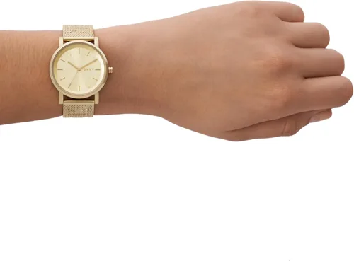 Vista 4 de DKNY Soho - Reloj de vestir de cuarzo de acero inoxidable de 1.339in para mujer