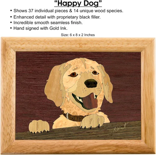 Vista 2 de Joyero de madera para perros, almacenamiento para anillos