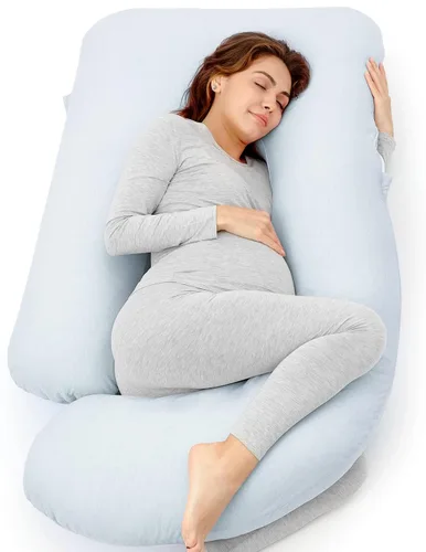 Vista 12 de Momcozy Nueva almohada de embarazo refrescante - Almohada de maternidad