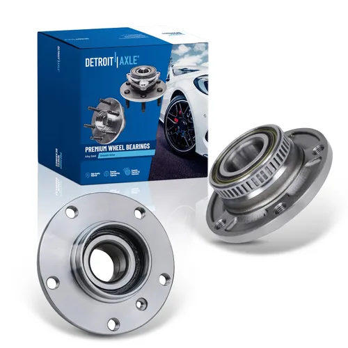 Vista 29 de Detroit Axle - Par de cojinetes de rueda delantera/trasera para Ford Edge 11-14, 09-19 Flex, 13-19 Police Interceptor Sedan, 14-18 Police Sedan