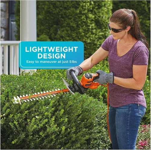 Vista 14 de BLACK+DECKER Cortasetos con sierra, 20 pulgadas, con cable (BEHTS300)
