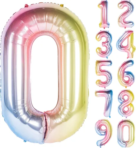 Vista 6 de Globos de 40 pulgadas para inflar con helio, de película de aluminio, para fiestas, cierre manual (púrpura 0)