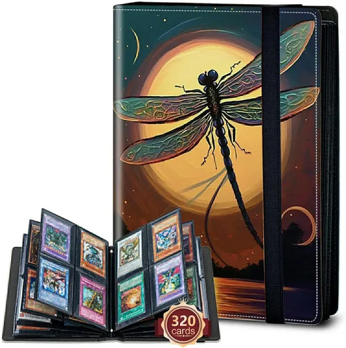 Vista 56 de Rossy Carpeta de tarjetas con 4 bolsillos, carpeta de tarjetas intercambiables, álbum de colección de tarjetas, para 160 tarjetas, carpeta