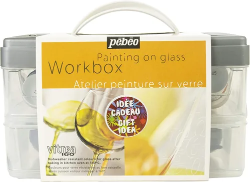 Vista 49 de Pebeo Vitrea 160 - Botella de diluyente para pintura de vidrio (45 ml)
