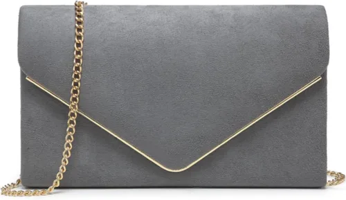 Vista 13 de Bolsos de mano Dasein para mujer, de ante sintética, para noche, formales para fiestas, bodas, cócteles, graduación
