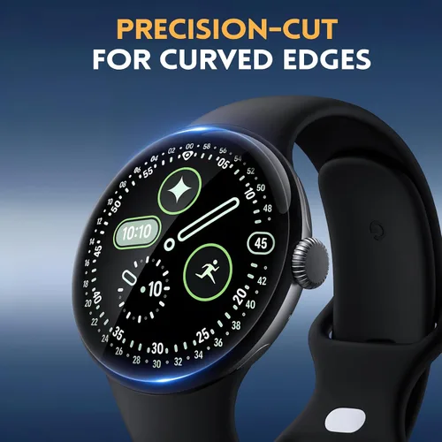 Vista 4 de Misxi 6 unidades de protector de pantalla transparente para Google Pixel Watch 4/3/2/1 41mm, TPU suave sin burbujas, autorreparable, instalación