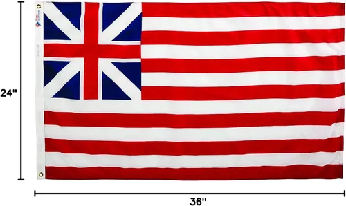 Vista 2 de Bandera Nyl-Glo Grand Union de 2 pies x 3 pies