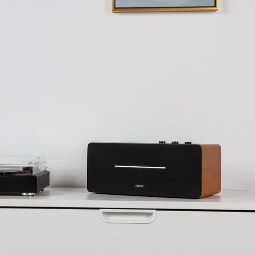 Vista 4 de Edifier D12 Altavoces de Computadora de Escritorio Integrados con Bluetooth 5.0, Altavoz Estéreo Inalámbrico de Mesa de 70 Vatios RMS con Salida