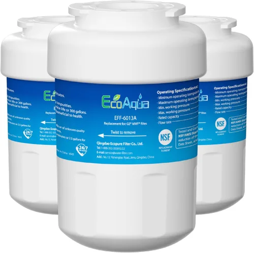 Vista 10 de Filtro de agua EcoAqua EFF-6013A, sustituto del GE MWF, compatible también con Amana