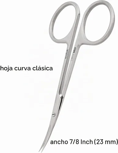 Vista 2 de Tijeras profesionales para cutículas Maluk, grandes