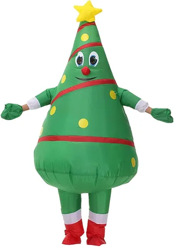 Vista 8 de DeHasion Disfraz inflable de Navidad para adultos, Navidad, Halloween