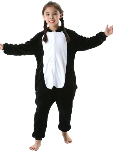 Vista 3 de DarkCom Pijama de animal para niños, ropa de dormir para padres e hijos, disfraz de Halloween, pijama de Navidad